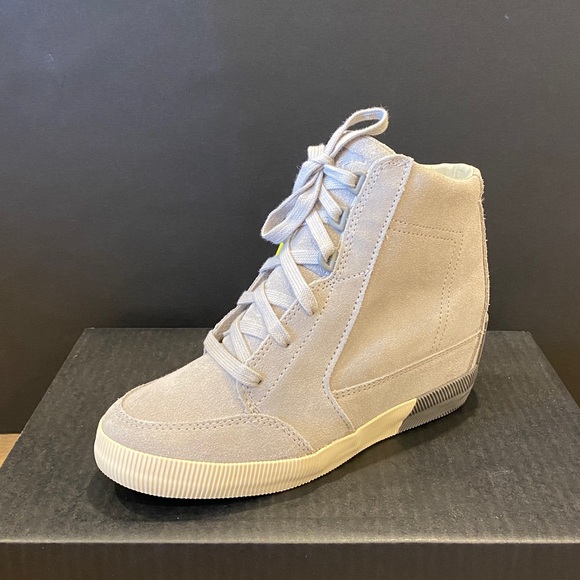 Sorel Out N About Dove Quarry Waterproof Wedges Boots Bootie Sneakers Shoes NEW - Picture 6 of 9